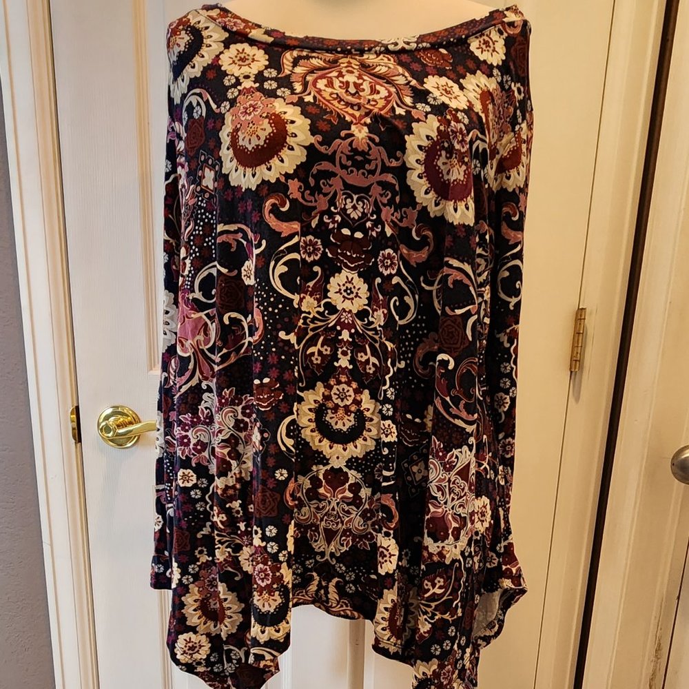 Purple Patterned Tunic - image 1